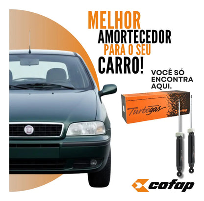 Par Amortecedor Traseiro Palio 1999 A 2015 Original Cofap