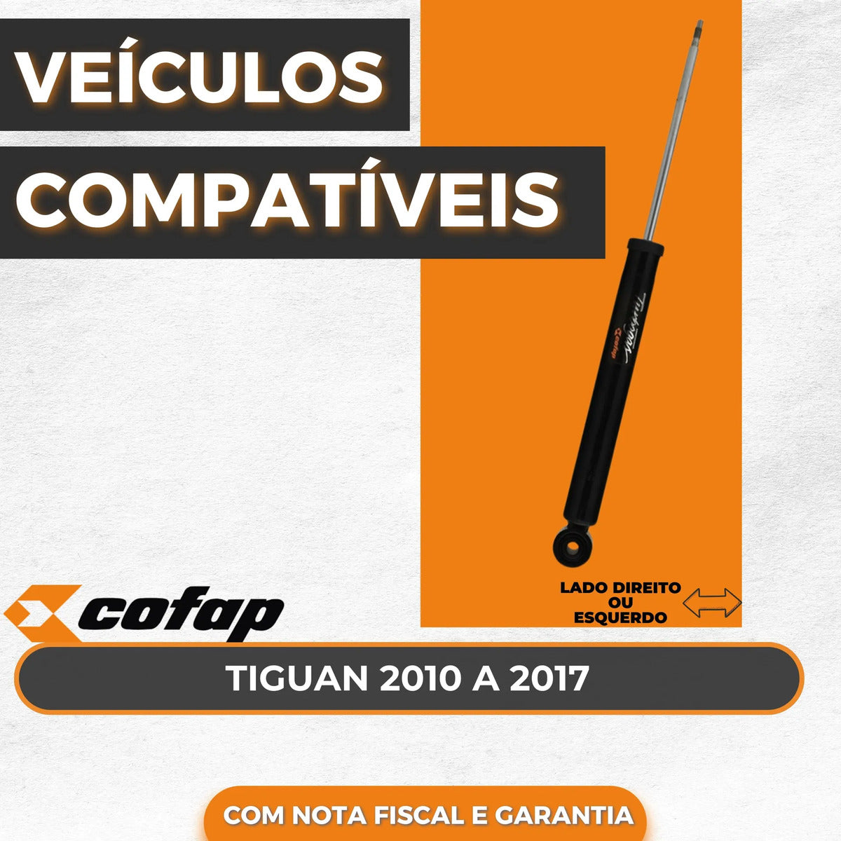 Amortecedor Traseiro Tiguan 2010 A 2017 Cofap Gb48269
