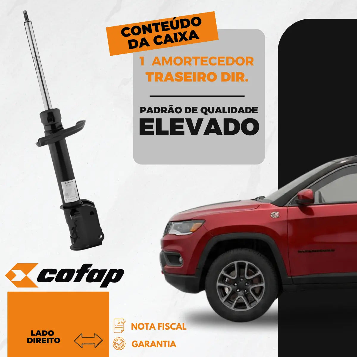 Amortecedor Traseiro Direito Compass Jtd Trailhawck Cofap