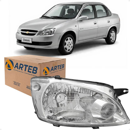 Farol Corsa Classic 2010 2011 12 13 14 15 16 Em Diante Arteb