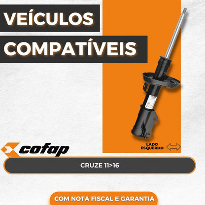 Amortecedor Dianteiro Esquerdo Cruze 11 - 16 Cofap Gp32959