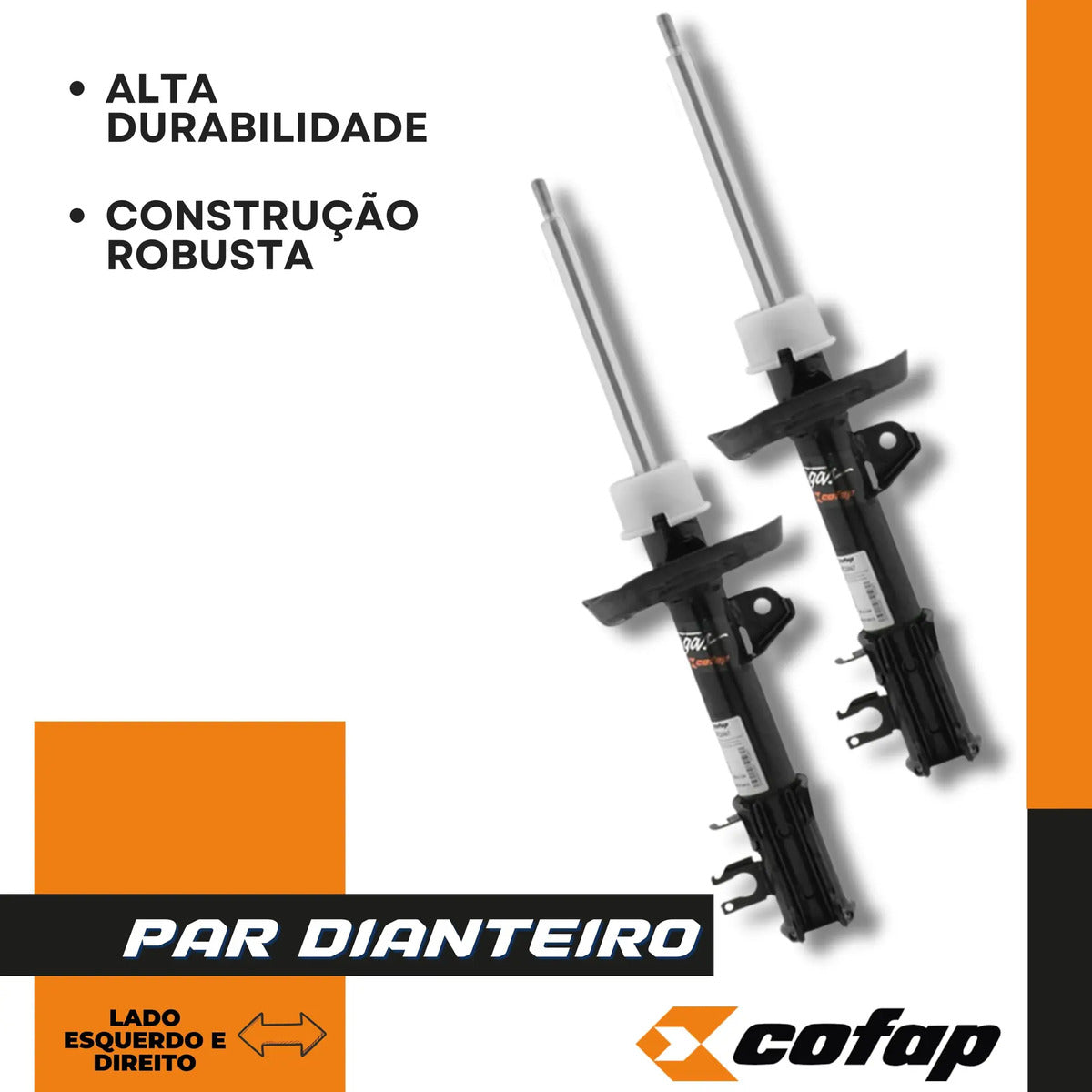 Par Amortecedor Dianteiro Siena 12 - 20 Cofap Gp32867 Gp3286