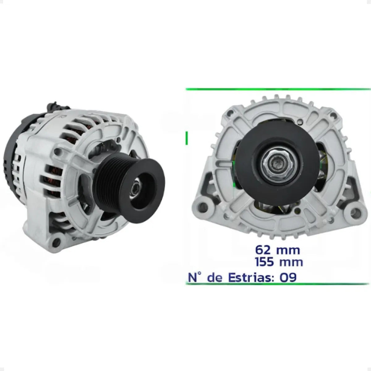 Alternador Case Puma 170 180 200 New Holland T7030 T7050