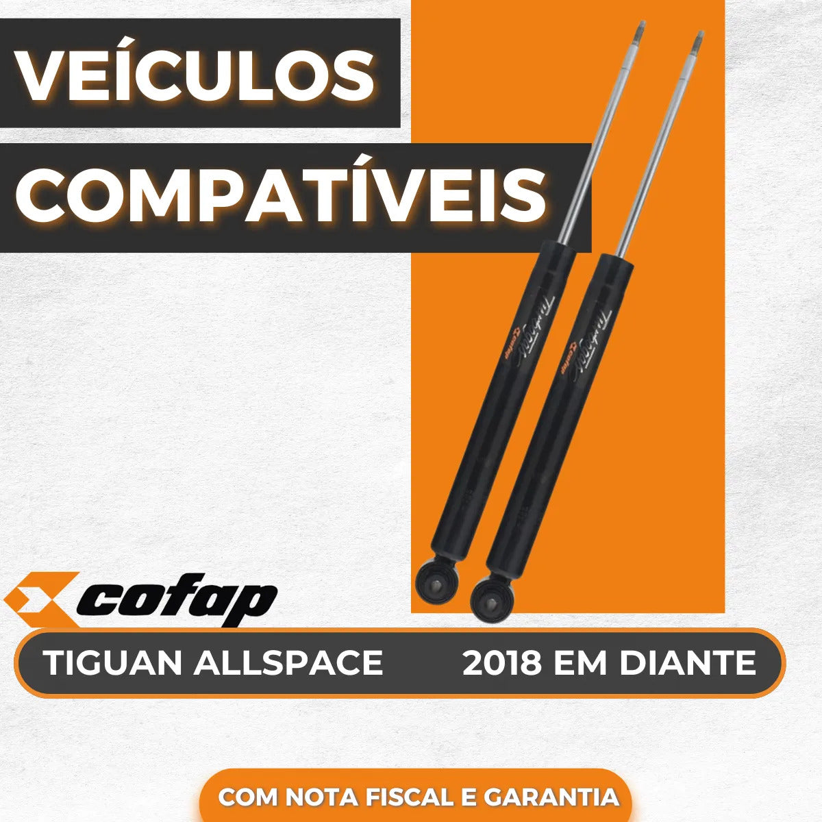 Par Amortecedor Traseiro Tiguan Allspace 1.4 2.0 Rline Cofap