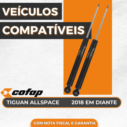 Par Amortecedor Traseiro Tiguan Allspace 1.4 2.0 Rline Cofap