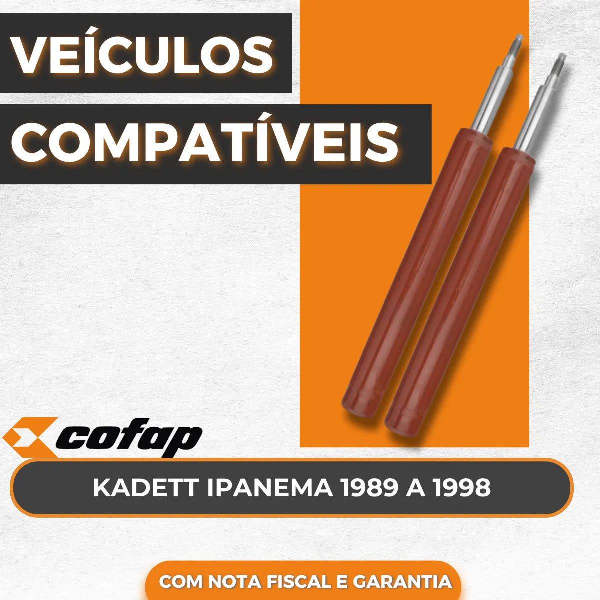 Par Amortecedor Dianteiro Ipanema 1989 A 1998 - Cofap