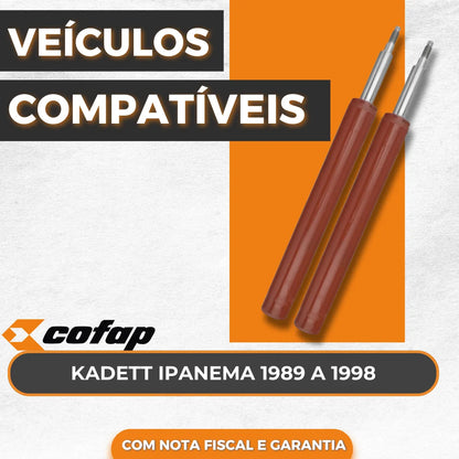 Par Amortecedor Dianteiro Ipanema 1989 A 1998 - Cofap