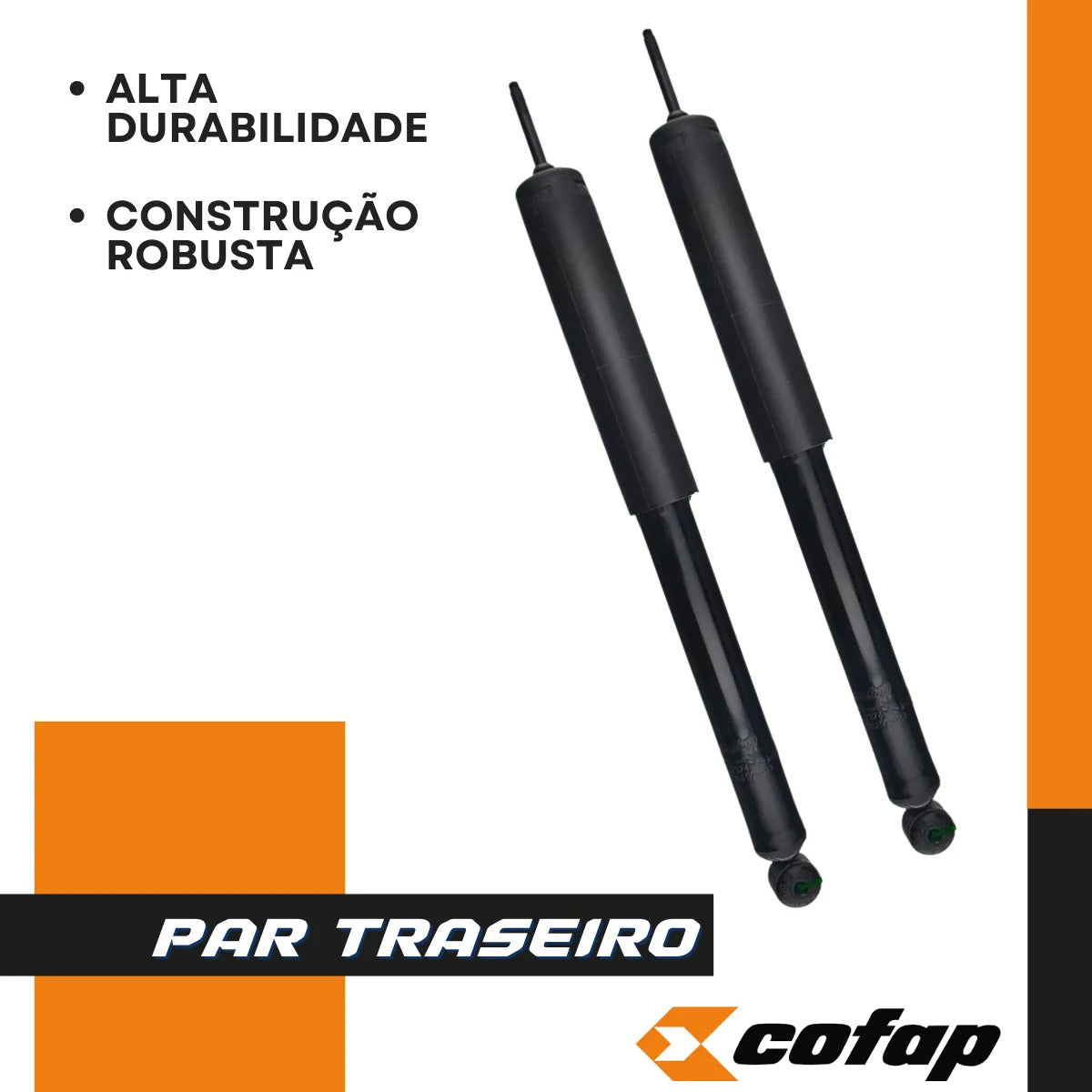 Par Amortecedor Traseiro Monza 1991 92 93 94 1995 1996 Cofap