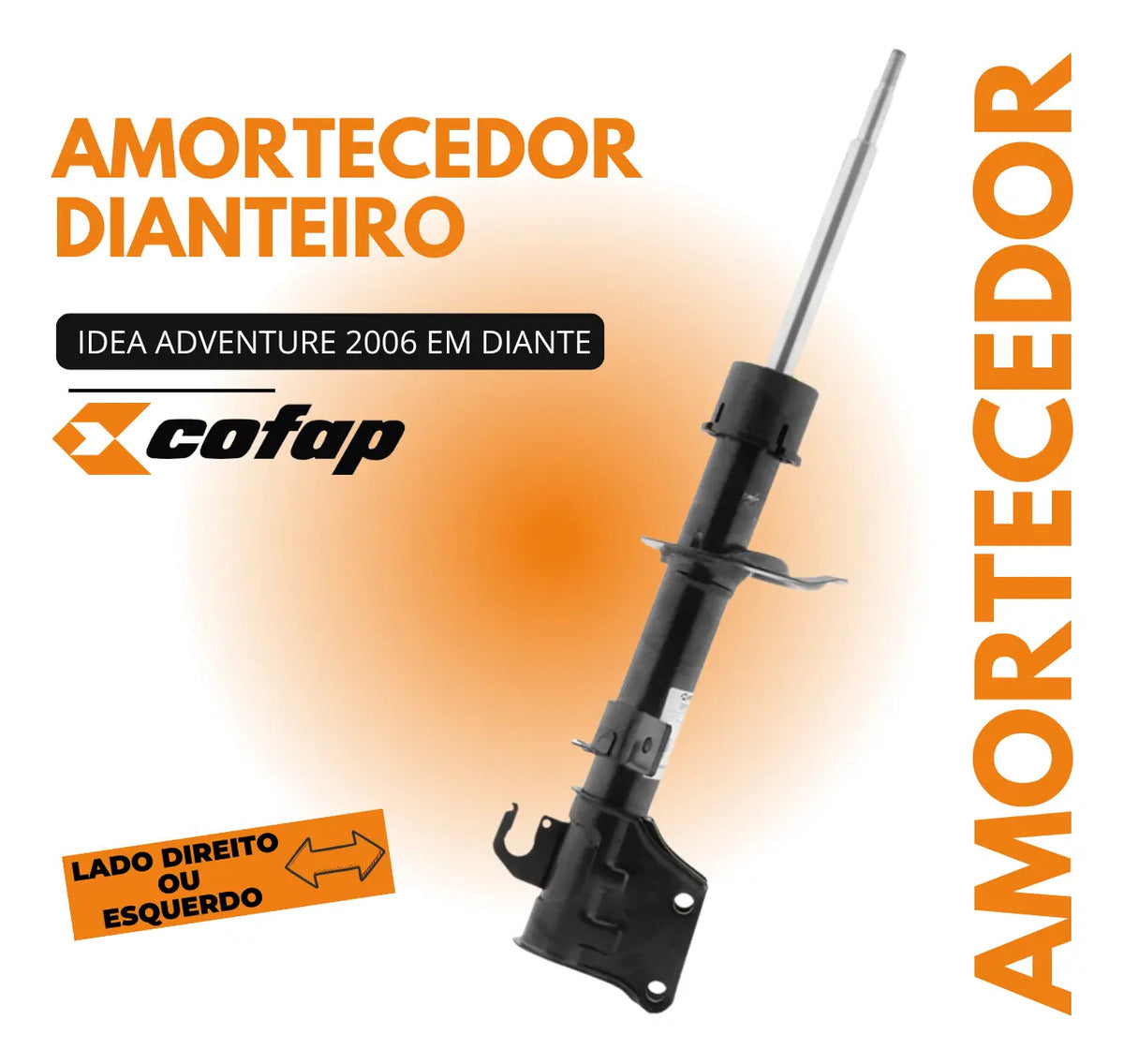Amortecedor Dianteiro Fiat Idea Adventure Original Cofap