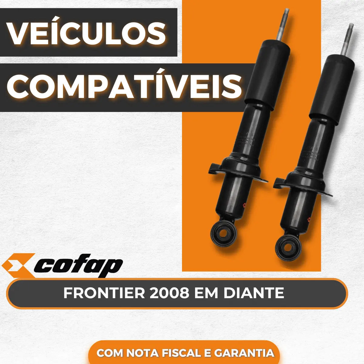 Par Amortecedor Dianteiro Frontier 2.3 2.5  Cofap Original