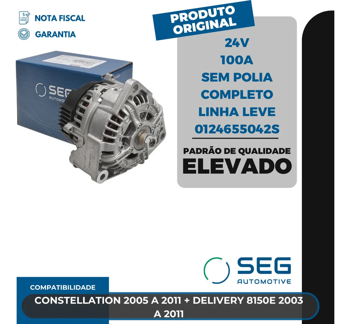 Alternador Constellation Delivery 24v 100a 2003 A 2011