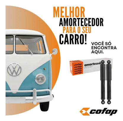Par Amortecedor Traseiro Kombi 1957 A 1977 Original Cofap
