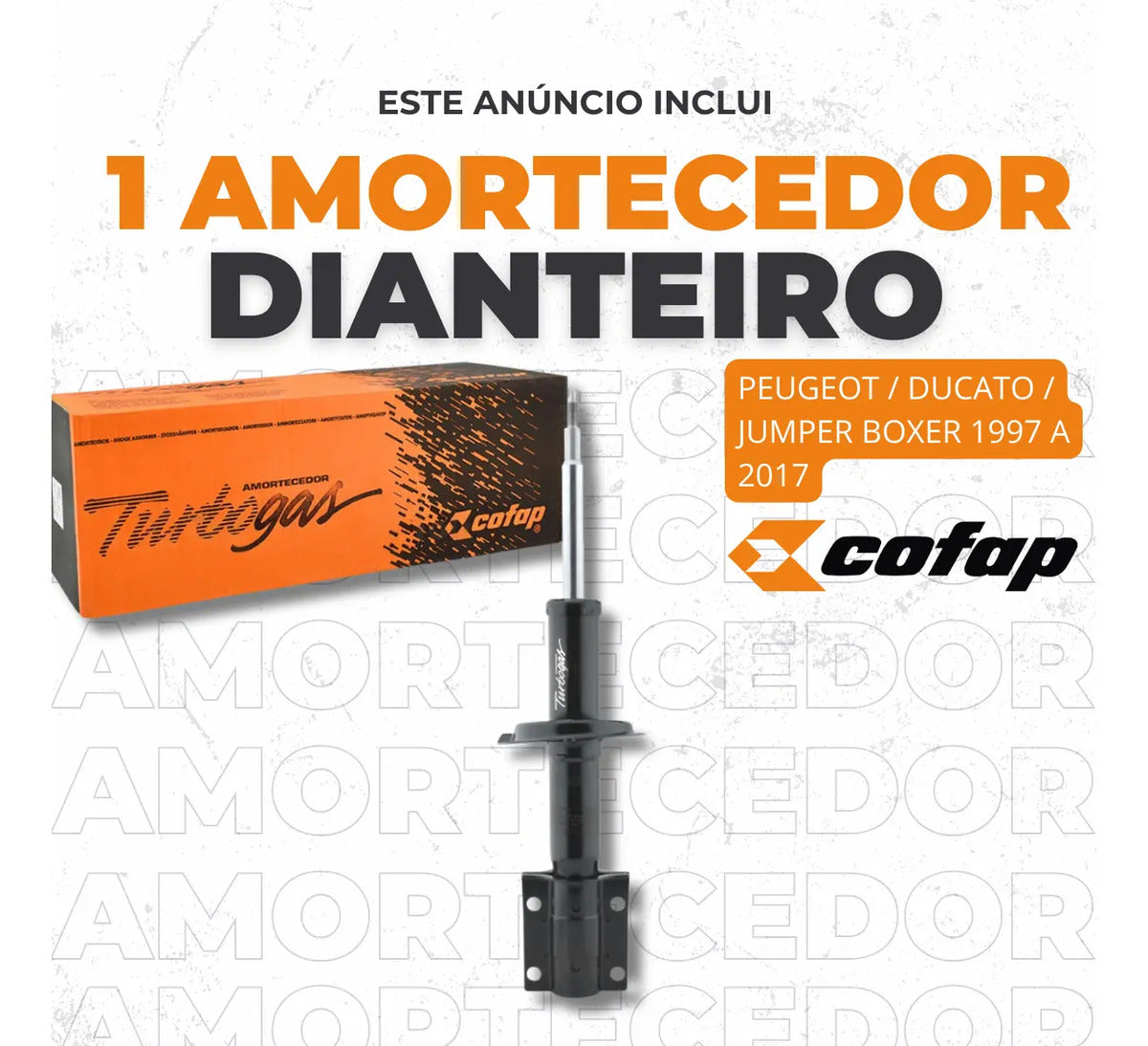 Amortecedor Dianteiro Boxer 1997 A 16 2017 Cofap - Gp52948m