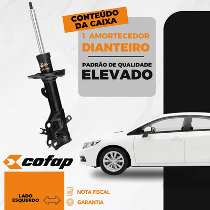 Amortecedor Dianteiro Esquerdo Honda Civic 2.0 12/16 Cofap