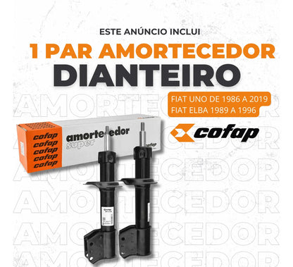 Par Amortecedor Dianteiro Uno 2003 2004 2005 2006 2007 Cofap