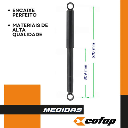 Par Amortecedor Traseiro Cofap Turbogás Toyota Hilux Picape