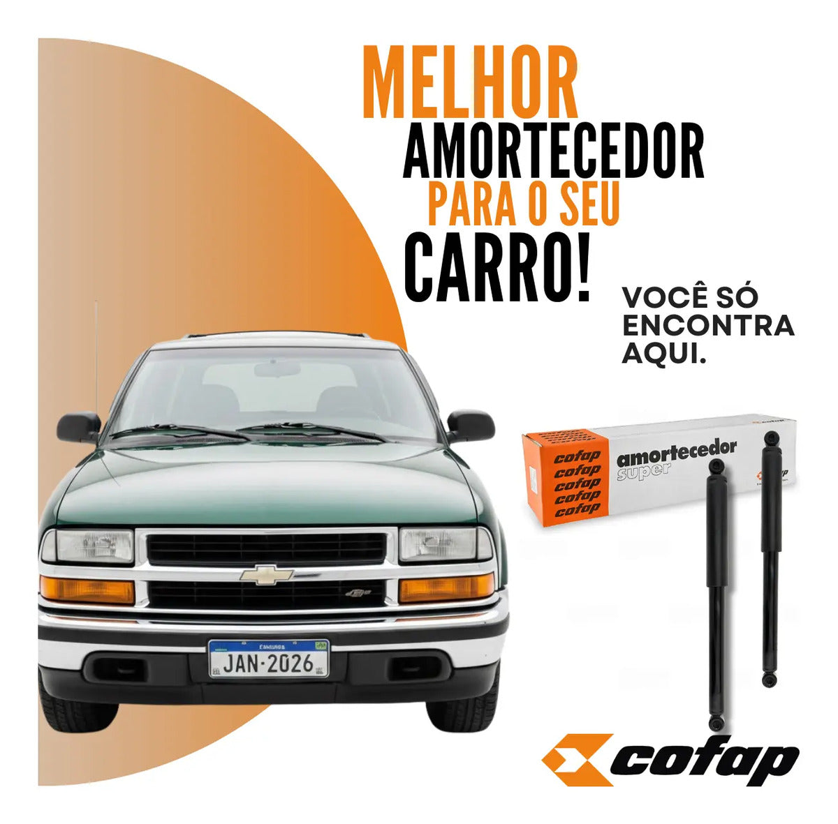 Par Amortecedor Transversal Blazer 200 Em Diante Cofap