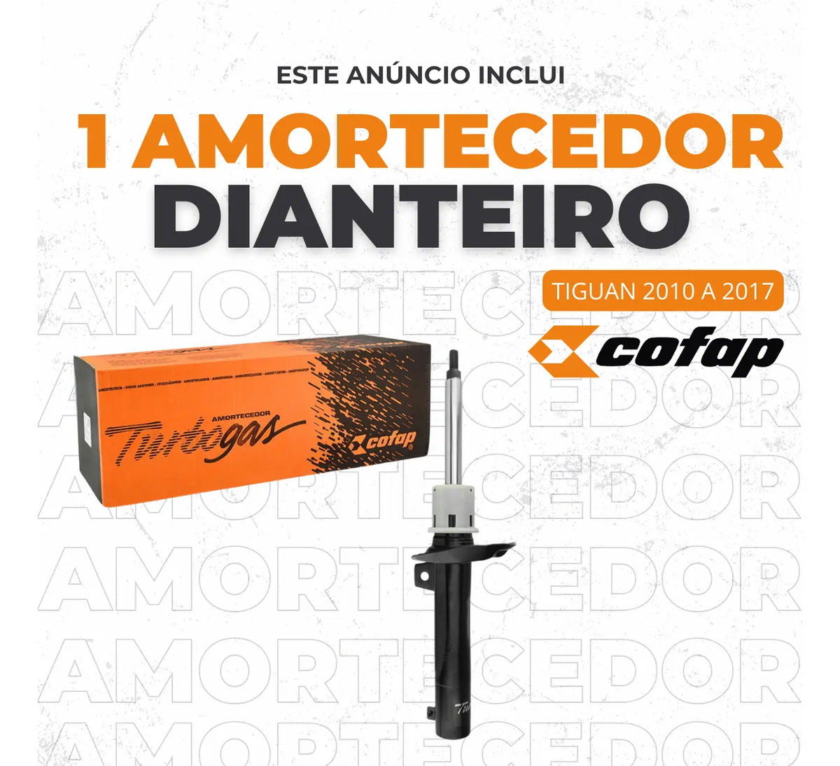 Amortecedor Dianteiro Tiguan 2012 Original Cofap Novo