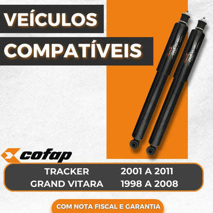 Par Amortecedores Traseiros Cofap Tracker Grand Vitara