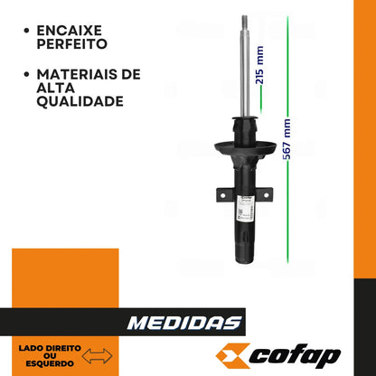 Amortecedor Dianteiro Escort Sapão 1993 A 1996 Cofap Gp32143