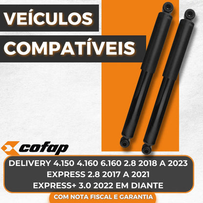 Par Amortecedor Traseiro Volkswagen Express Delivery Cofap