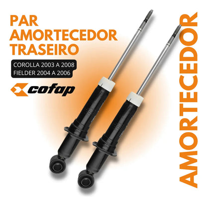 Par Amortecedor Traseiro Cofap Original Corolla 2007 2008