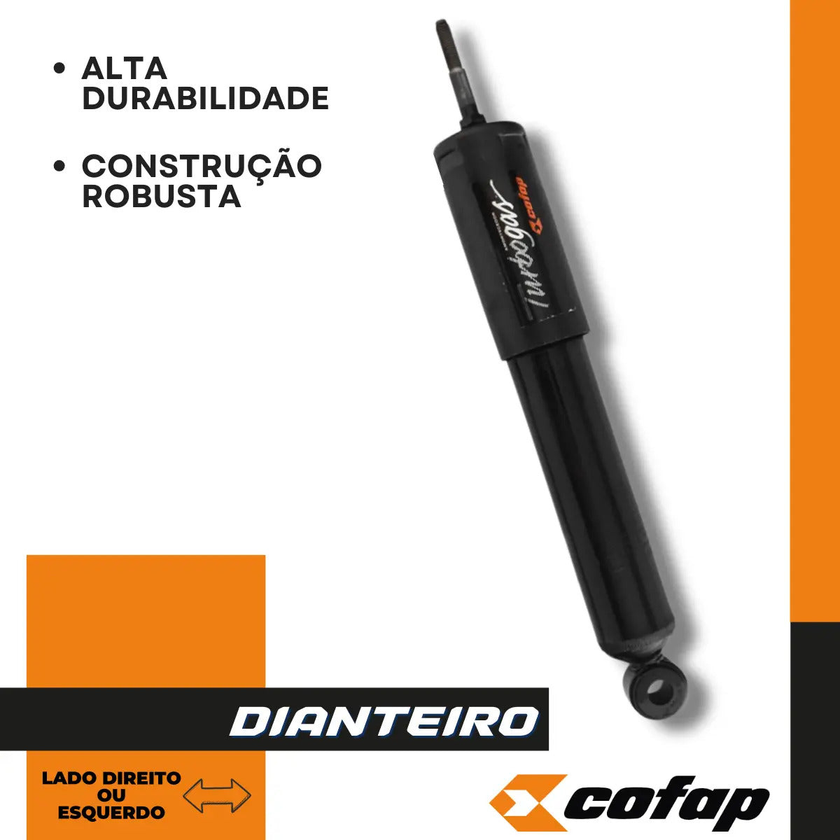 Amortecedor Dianteiro F250 1998 Ao 2006 Turbogaz Cofap