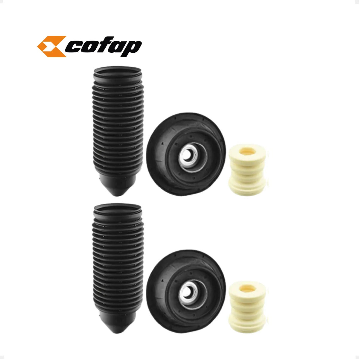 Kit 2 Amortecedor Dianteiro Cofap Gol Saveiro + Coxin Coifa