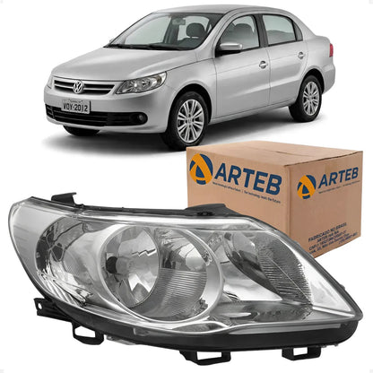 Farol Voyage G5 2009 A 2012 Foco Duplo Defletor Malha Arteb
