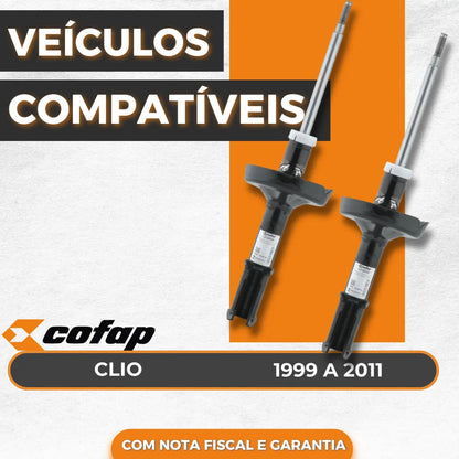 Par Amortecedor Dianteiro Clio 1.0 99.. - Cofap