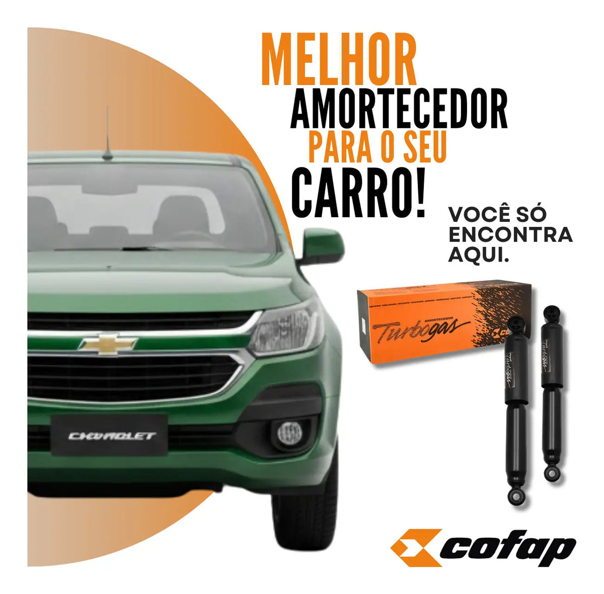 Par Amortecedor Traseiro Montana  2008 A 2019 Cofap