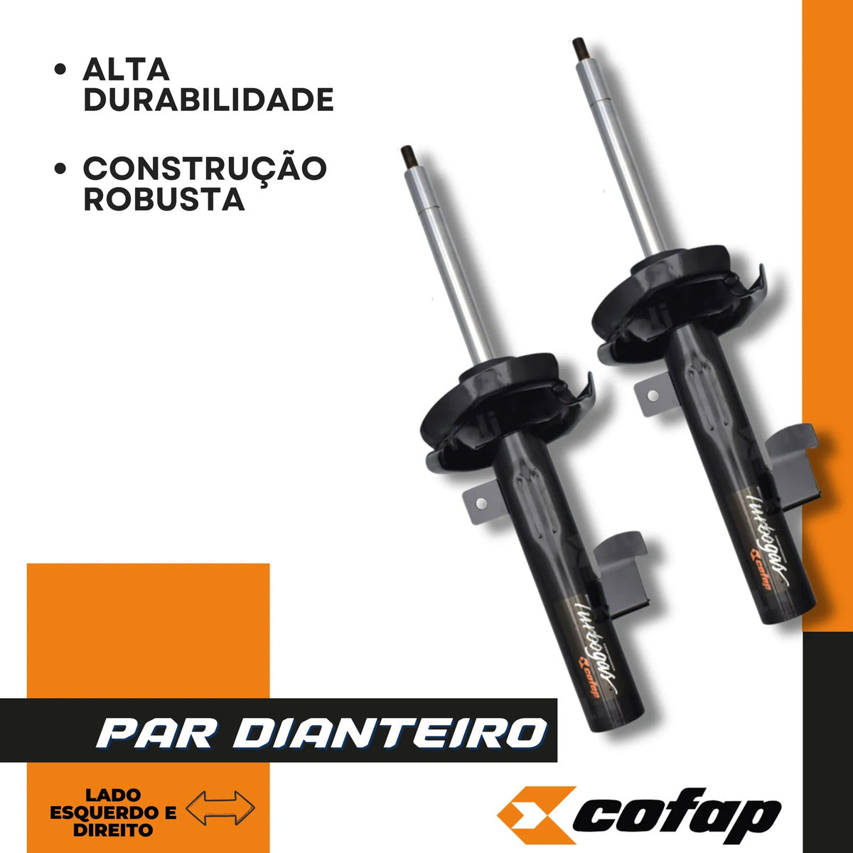 Par Amortecedor Dianteiro Focus 08/13 Cofap Gp33234 Gp33235