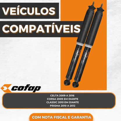 Par Amortecedor Traseiro Prisma 2010 A 2012 Gb48075 Cofap