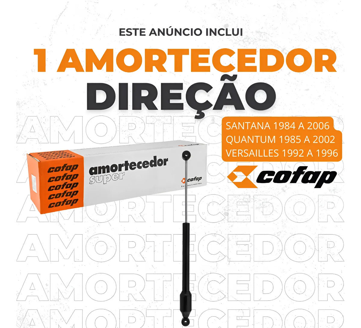 Amortecedor Direção Gol Parati G1 G2 G3 G4 Voyage Cofap