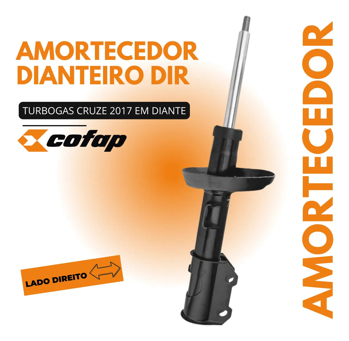 Amortecedor Dianteiro Direito Cruze 2017 Em Diante - Cofap