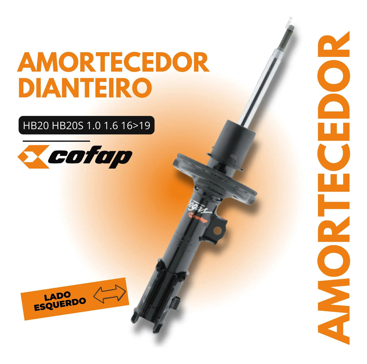 Amortecedor Dianteiro Esquerdo Hb20 2016-2019 Cofap Gp30623
