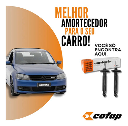 Par Amortecedor Traseiro Saveiro G2 G3 G4 1998 A 2008 Cofap