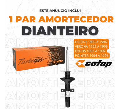 Par Amortecedor Dianteiro Pointer 94/96 Cofap