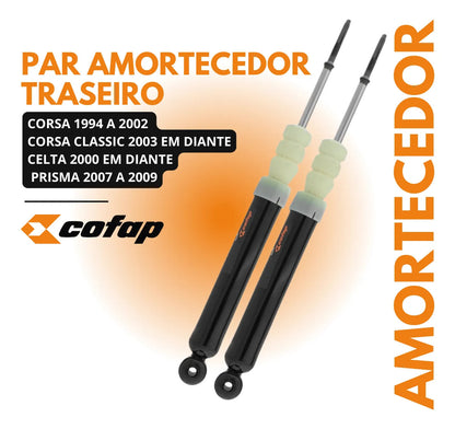 Par Amortecedor Traseiro Cofap Corsa Classic 2003 Em Diante