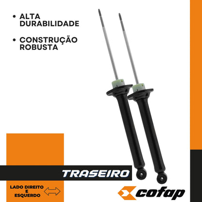 Par Amortecedor Traseiro Cofap Voyage G5 G6 08 Em Diante