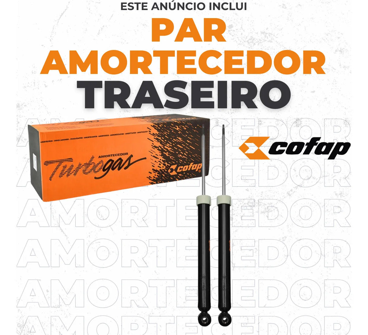 Par Amortecedor Original Cofap Idea 2005 A 2016 Exceto Adv