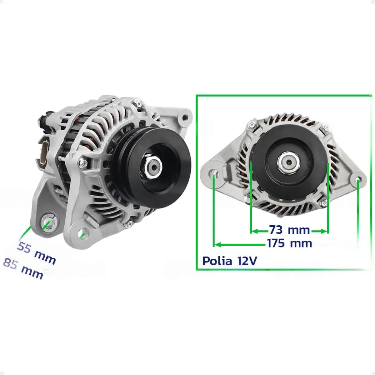 Alternador L200 Triton Pajero 3.2 Diesel 2008 Em Diante