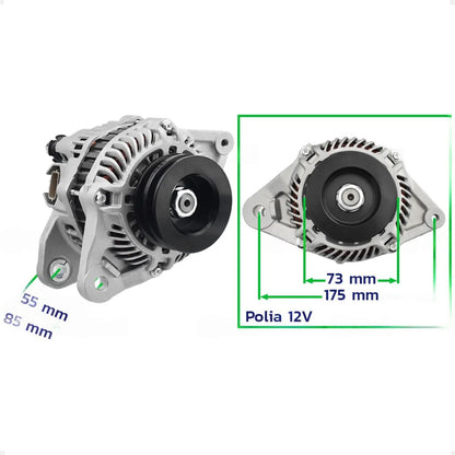 Alternador L200 Triton Pajero 3.2 Diesel 2008 Em Diante