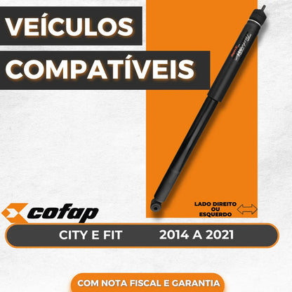 Amortecedor Traseira City 2023 A 2025 Cofap