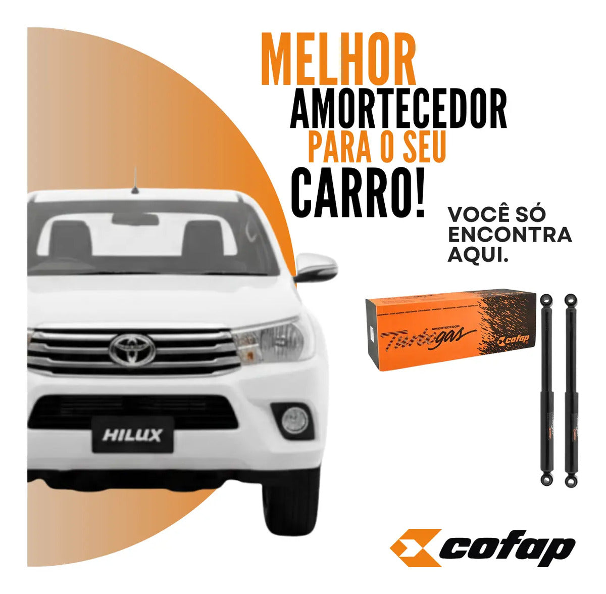 Par Amortecedores Traseiro Hilux 2.8 16v 2018/2021 Cofap