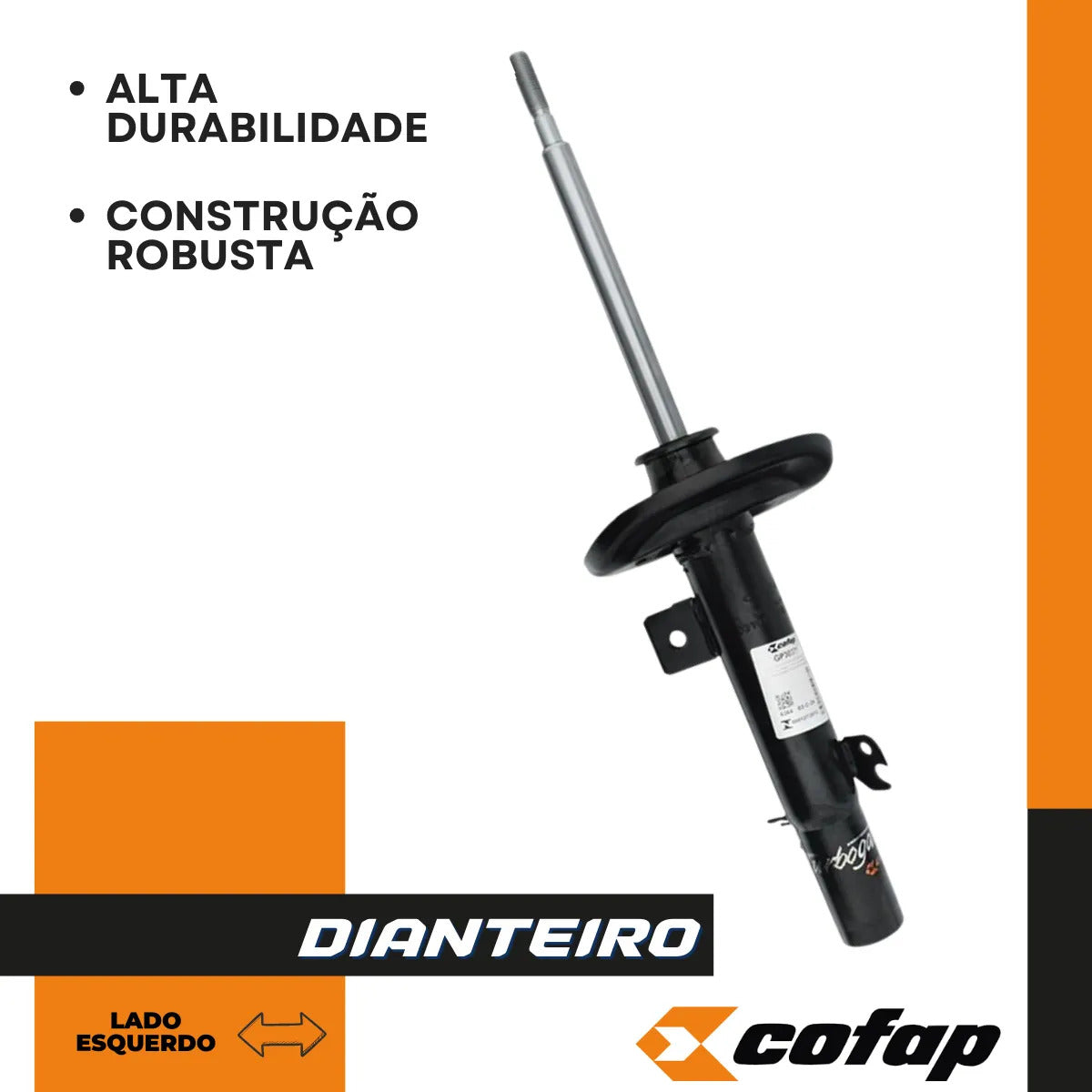 Amortecedor Dianteiro Esquerdo C3 2013 A 2021 Manual Cofap