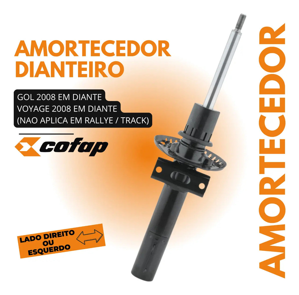 Amortecedor Dianteiro Gol Voyage G5 G6 Original Cofap