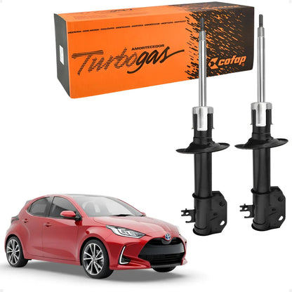 Par Amortecedor Dianteiro Yaris Automático Original Cofap