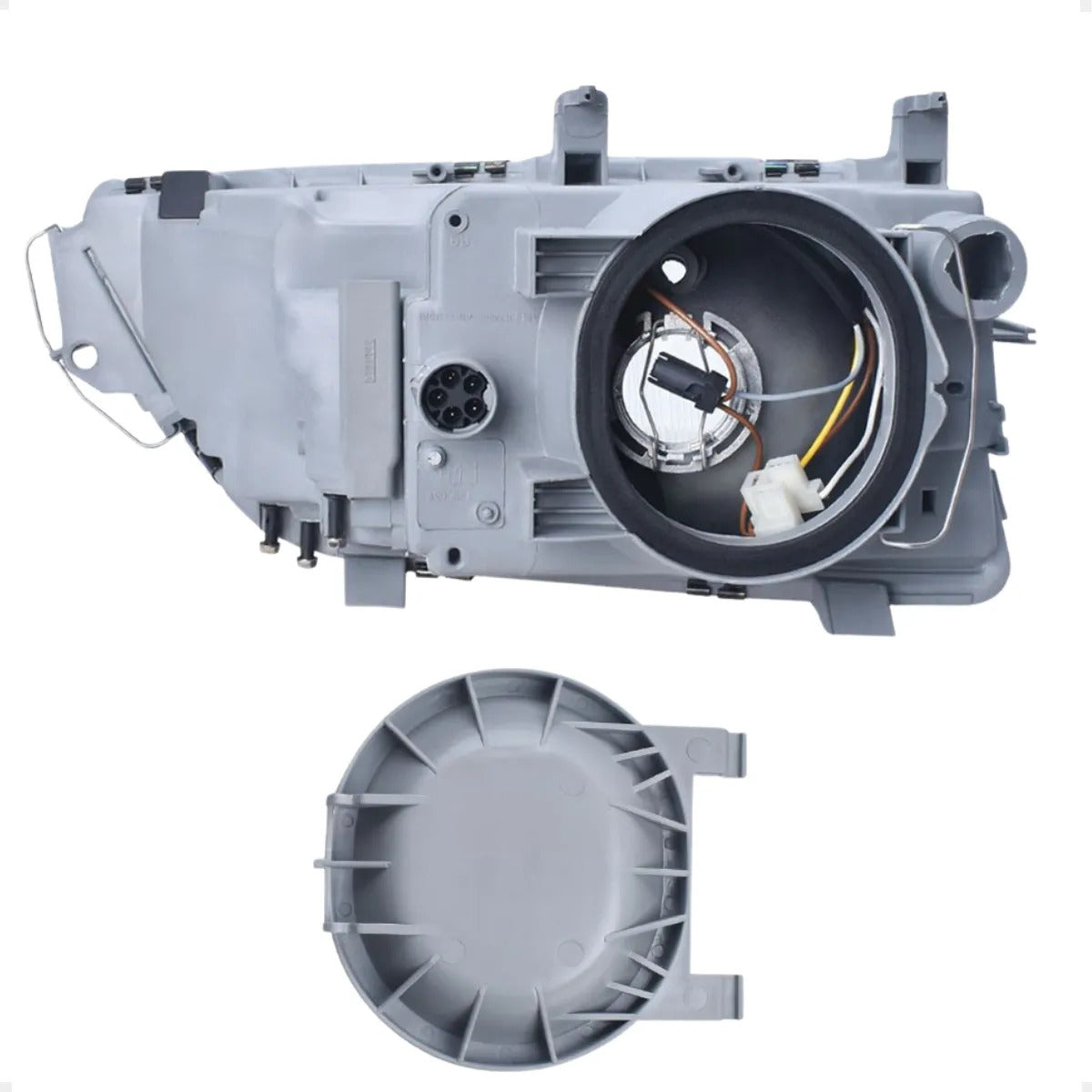 Farol Vidro H4 C/ Auxiliar H1 Gm Omega 1992 A 97 1998 Arteb
