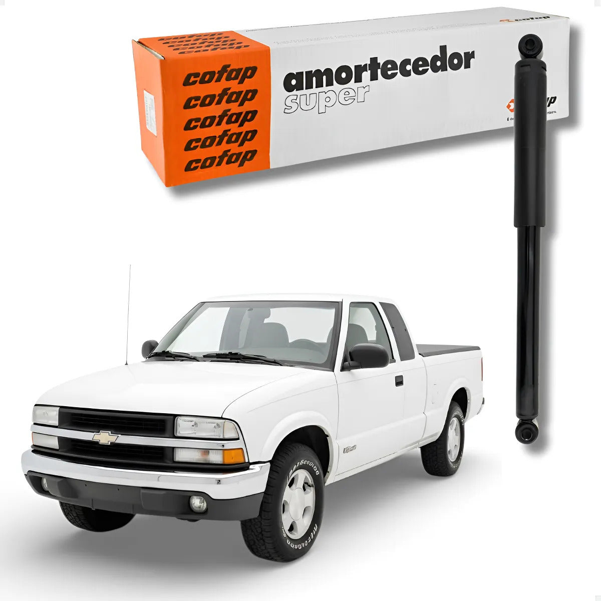 Amortecedor Eixo Traseiro S10 2001 Em Diante - Cofap Cb27286